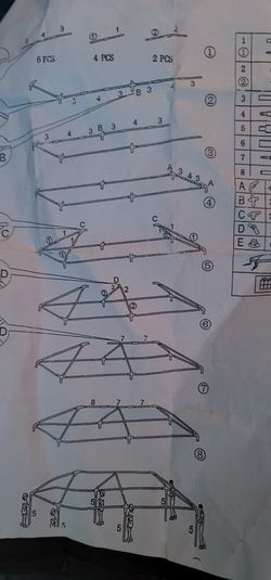 Canopy Framing 10x20