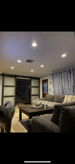 Recessed high hat lighting remodel