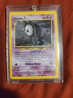 unown pokemon card