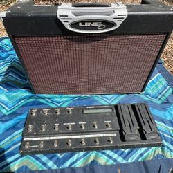 Line 6 Vetta 2x12 100W Guitar Combo Amp with Floorboard