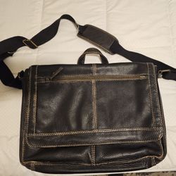 Leather Messenger Bag