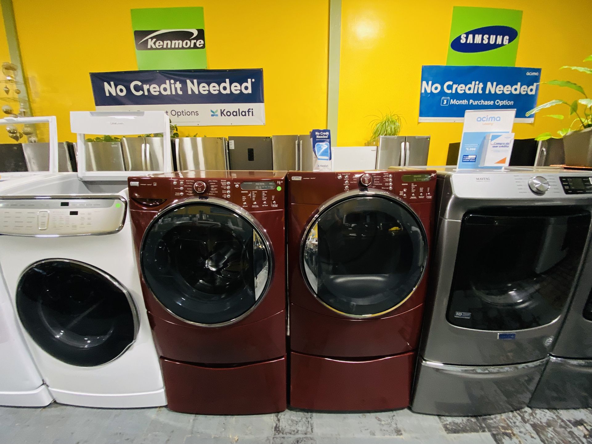 Kenmore Washer And Dryer Take It Today Pay It Later 