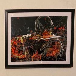 Custom Mortal Kombat Scorpion Art Piece