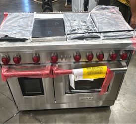 48" Gas Range - 6 Burners and Infrared Griddle