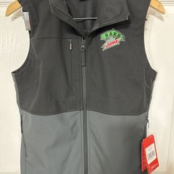 North Face TNF Castle Rock Vest Jacket Hard Mountain Dew Promo Embroidered M