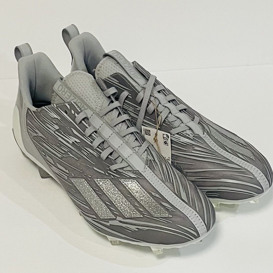 Adidas Adizero Silver Metallic Grey Football Cleats GX5414  display picture 1