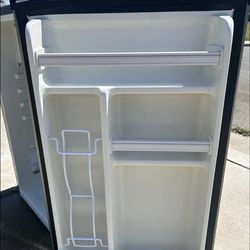 Frigidaire Mini Refrigerator with Full Freezer in Silver