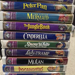 Disney Masterpiece Collection VHS Tapes
