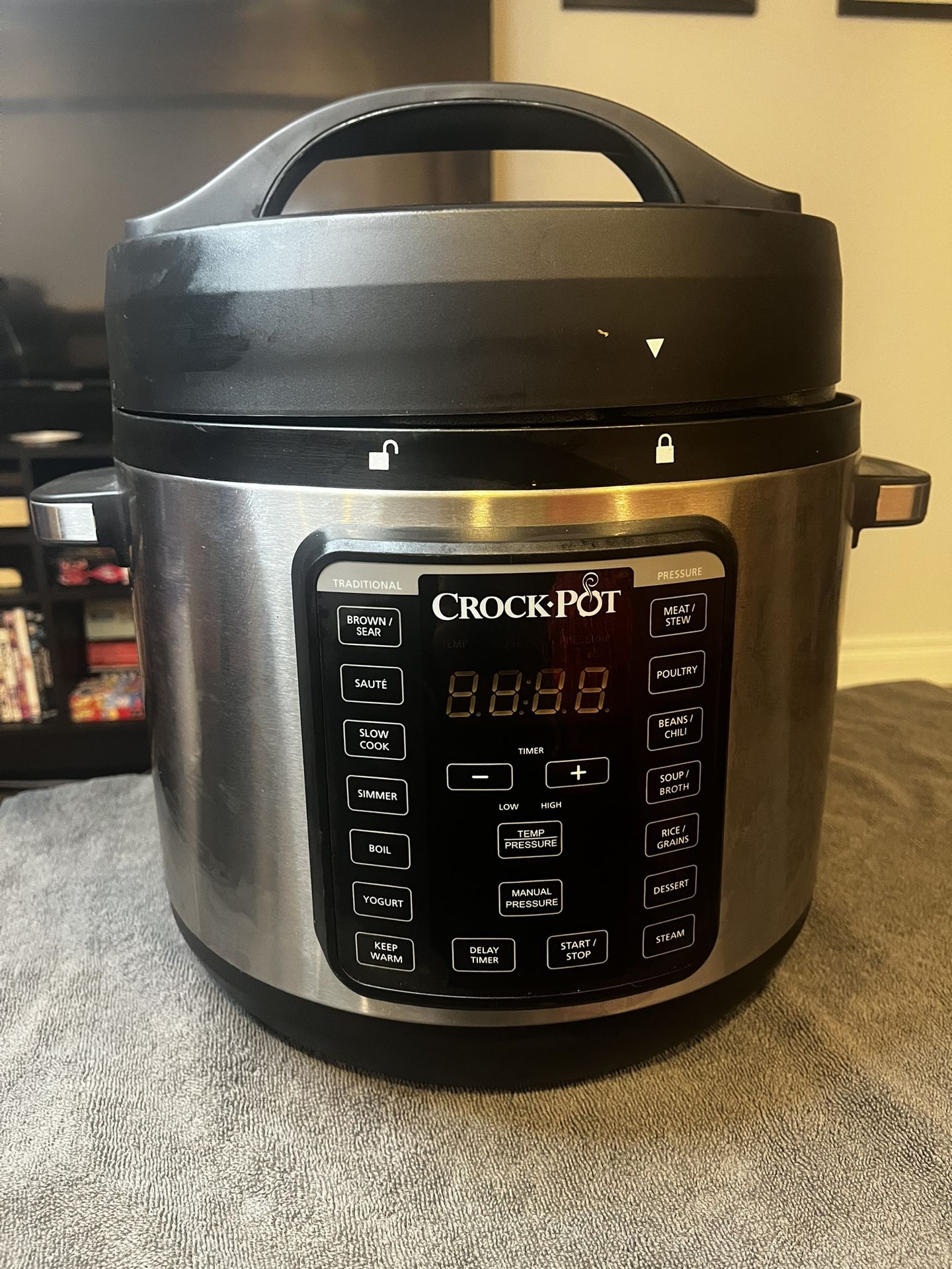 Crockpot Pressure Cooker 8qts