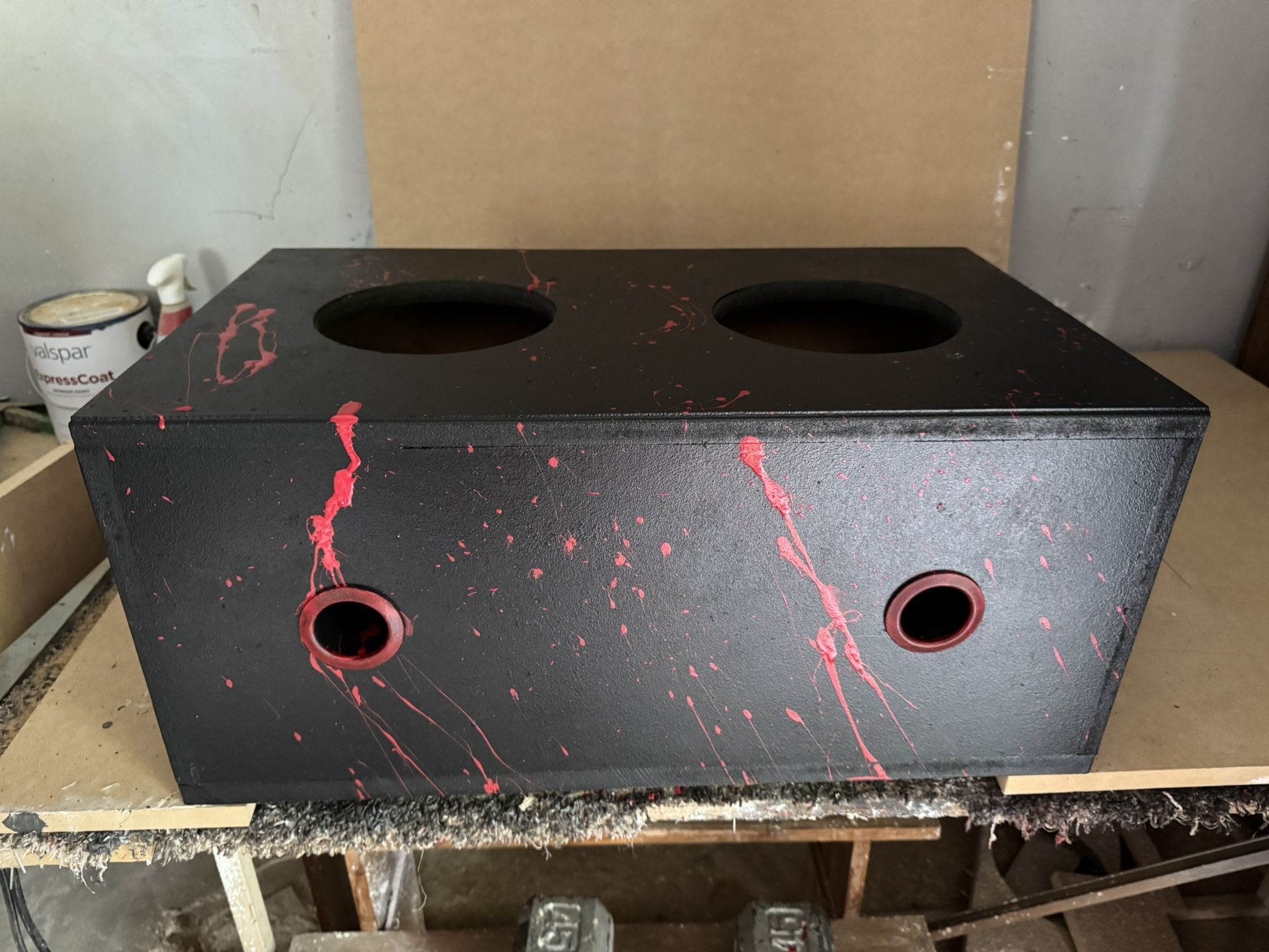 //All Brand New// 2..,8s Subwoofer Box Custom Built Box tuned 34 Hz
