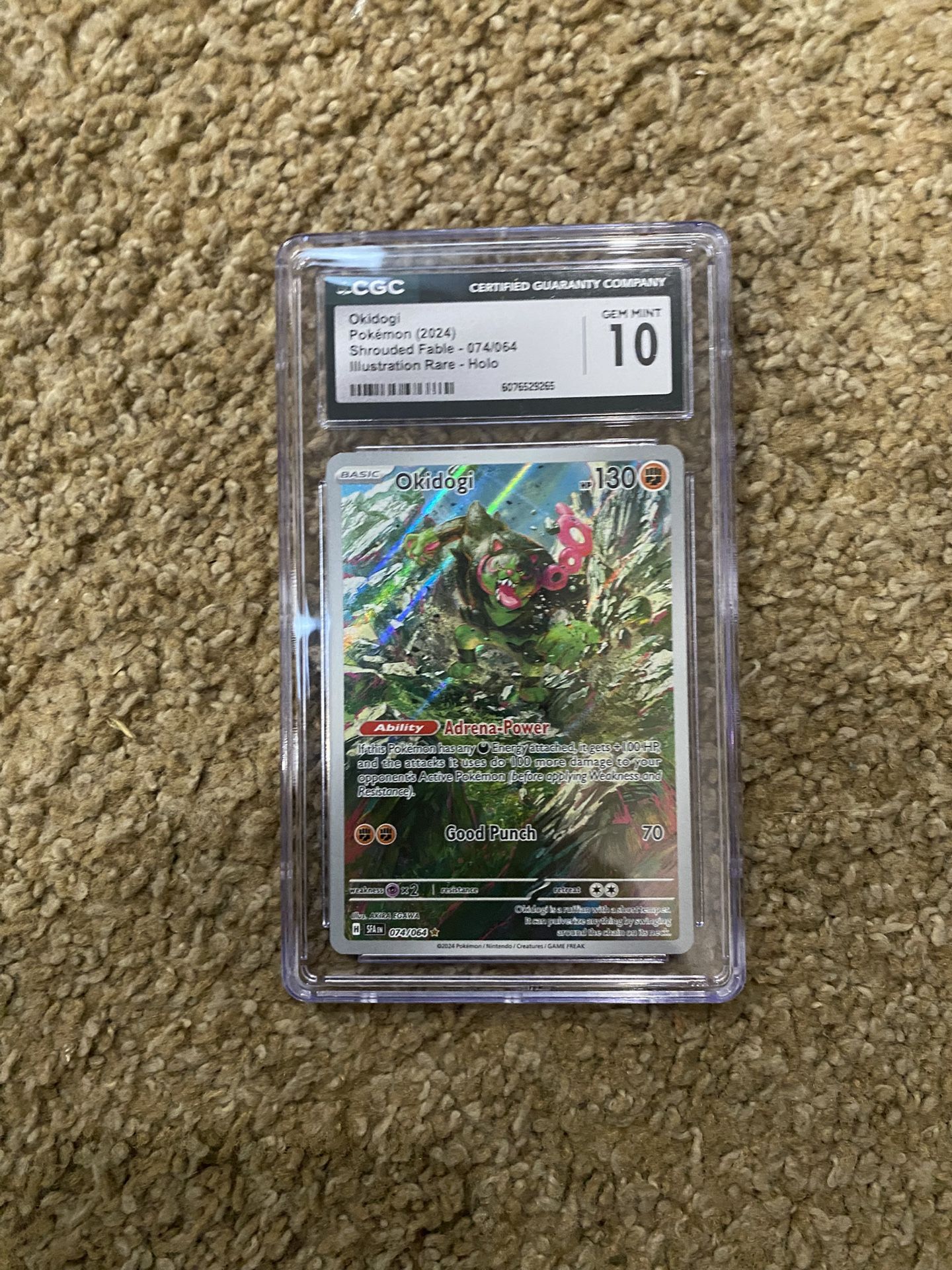 CGC Gem Mint 10 Okidogi *Pokemon