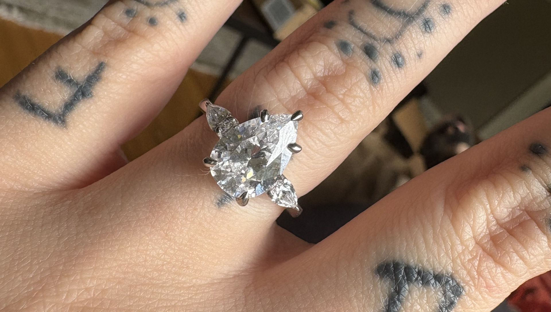 Pear Shaped Ring