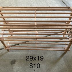 29x19 PLANT OR SHOE STAND $10.00