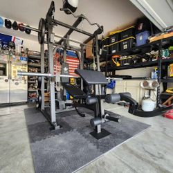 Smith Machine 2001 | Multi-Use Adj Bench | Gym Equipment | Fitness | Squat Rack | Excercise |🔴WEIGHTS AND BARBELL SOLD SEPARATELY 🔴 FREE DELIVERY 🚚