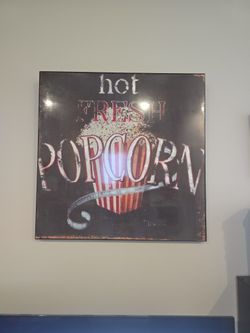 Wall Art: Hot Fresh Popcorn