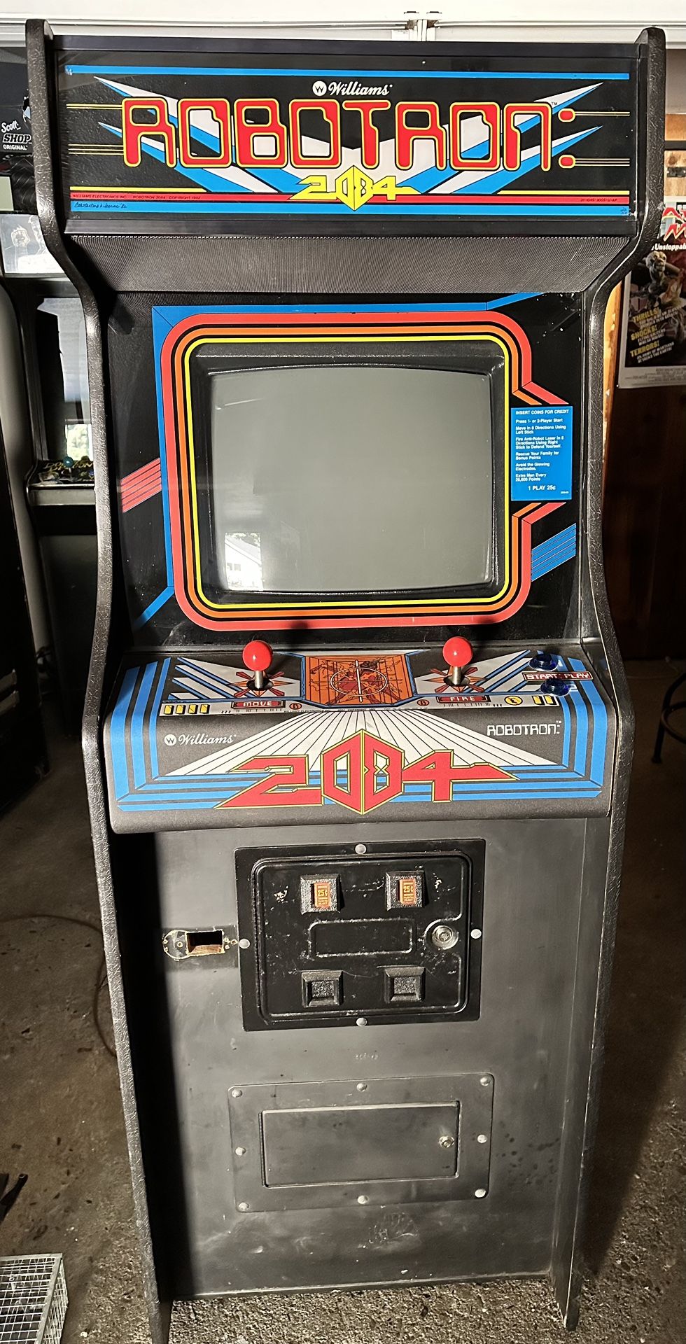 Robotron 2084 by Williams full size real arcade machine