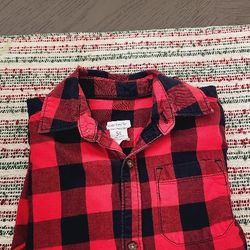 Boys Festive Plaid Shirt