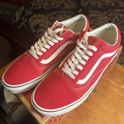 Men’s Vans Old Skool Red Size 10.5
