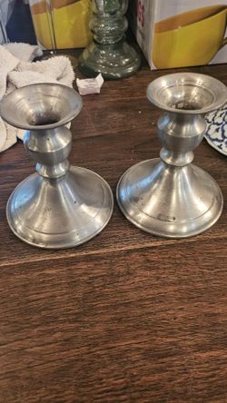 Leonard Pewter Candlesticks (Pair)