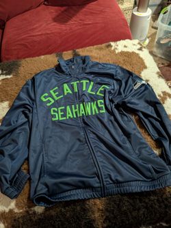 Seahawks zip.up.size large mens