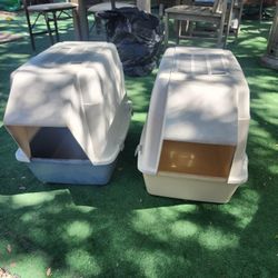 2 Large Cat Litter Boxes – $18 for Both