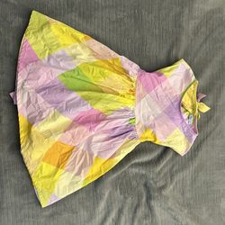 Girls Pink And Yellow Dress Size 6 