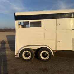 2 Horse Straight Trailer 