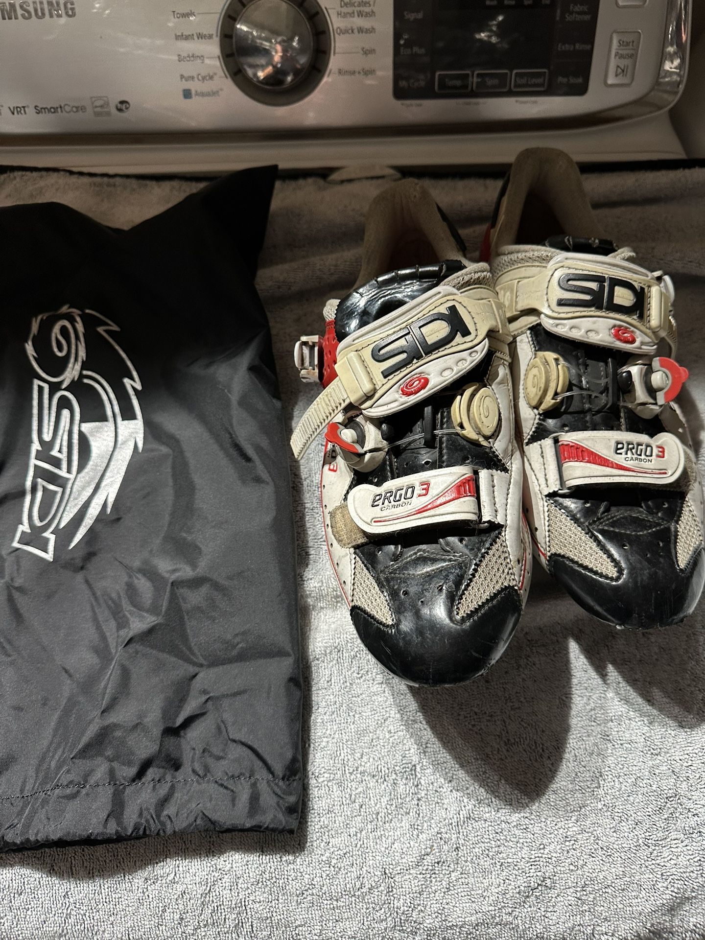 Men's Sidi Ergo 3 Carbon Vented Cycling Shoe 43 1/2 SIDI ERGO3 Carbon