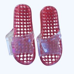 Movie and Tv Show Clothes size 4/5 hawaiian breeze acupressure sandals WITH BEADS 