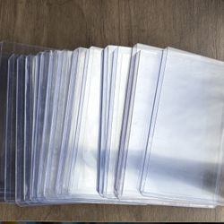 20 Sports Card / Pokémon Top Loaders w/ Sleeves