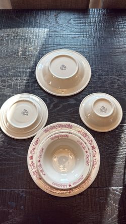 Mickey Mantle Vintage Dish Sets – 34 Complete 3-Piece Sets + Extra Plates & Bowls