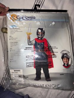 Boys Halloween Knight costume size 4-6
