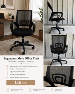 Ergonomic Mesh Office Chair