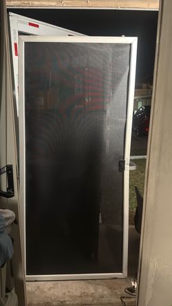 Nice new screen door