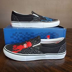 Vans Skate Slip On Krooked by Natas For Ray Barbee Men Size 13