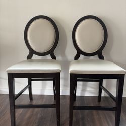 Wooden bar stools Set Of 2