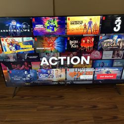 ONN 70" 4K UHD HDR10 Roku TV In Excellent Working & Cosmetic Condition With New Remote Control, HDMI Ports Working. $300 Firm On Price