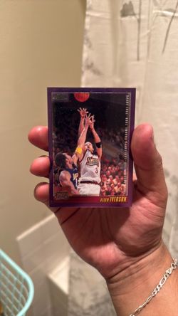 2000-01 Topps Chrome #93, Allen Iverson, and Kobe Bryant