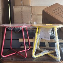 Sunrinx Round End Table 17.75-in W x 17.75-in L