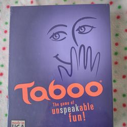NIB Taboo The Game Of Unspeakable Fun Boardgame 