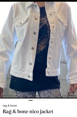 Rag & Bones Nico Jacket White