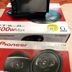 Pioneers Everything Double Din Head Unit And Door Speakers