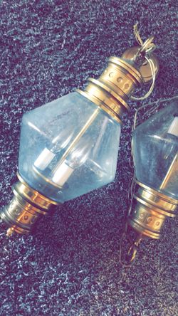 Brass Pendant lights