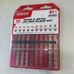 Jig Saw Set 12 Pcs DIABLO