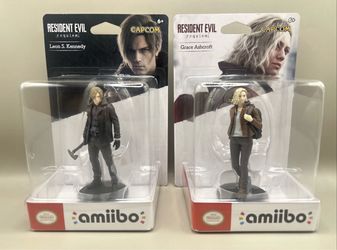 Leon and Grace amiibos