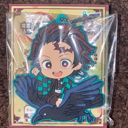 Demon Slayer / Kimetsu No Yaiba Rubber Keychain (Tanjiro Kamado)