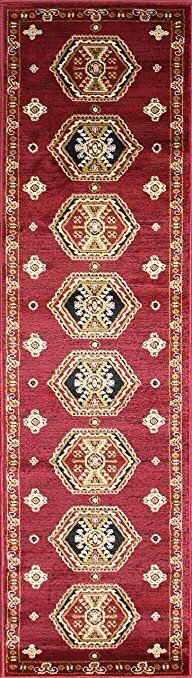 Brand new Kilim Design Hallway Runner Carpet Size 3x10 Nice Red Runner Rug