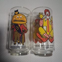 Set Of 2  McDonald's Vintage Collector  Cups