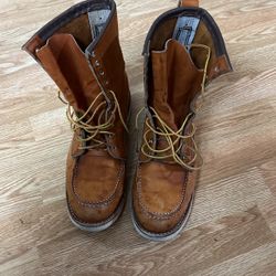 Red Wing Moc Toe Boots