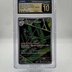 🕷️ CGC PRISTINE 10 – Team Rocket’s Spidops AR